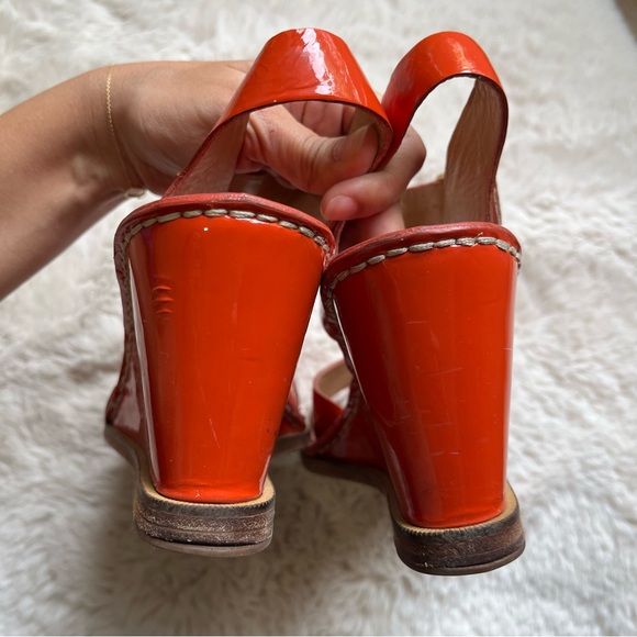 DVF Diane Von Furstenberg Dene Wedge Sandals 7.5 - Picture 5 of 12